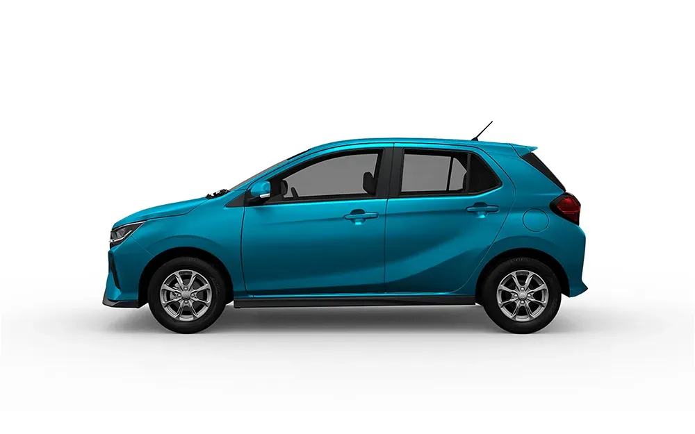 Perodua Axia Coral Blue tahun 2023