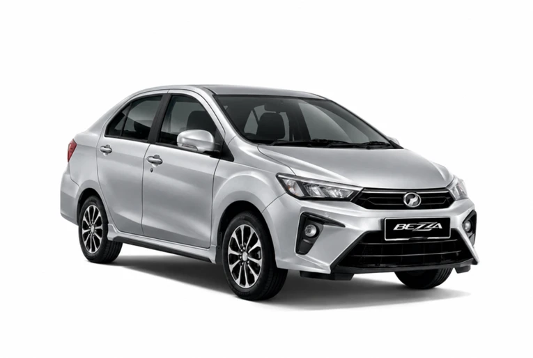 Perodua Bezza 1.0 G warna silver